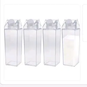 Acrylic Milk Carton Water Bottle tumbler cup tumblers drinkware