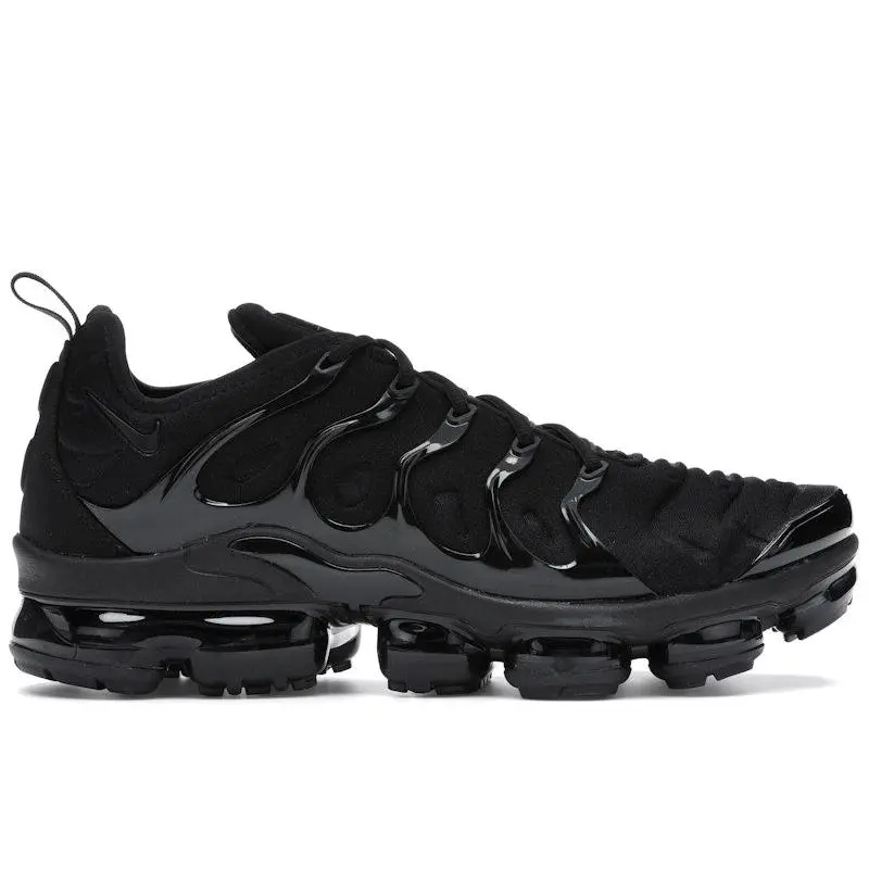 Nike Air Vapormax Plus Men's Triple Black 924453-004 Mens Sneakers New With Box