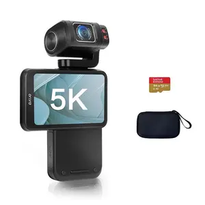 ORDRO M3 Portable Camera with 3.5'' Flippable Touch Screen Digital Camcorder,180° Rotating Lens,3250mAh Battery,IR Night Vision Function,64G TF Card Compact Cable