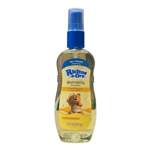 Ricitos de Oro Manzanilla Hipoalergénico Extra Fijation Hair Gel 3.4 Fl Oz Fresco Aroma Chamomile Fragrance