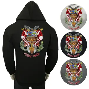 New Peru Coat Of Arms Shield Inka Peruvian Patriotic Men's Hoodie Sweatshirt S M L XL