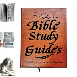 Bible Study Guide Book, 66 Pages with Tips Cross-References Vocabulary Definitions, Eco-Friendly Durable Practical Tool Gift for Bible Study Groups Personal Growth, Faith Learning