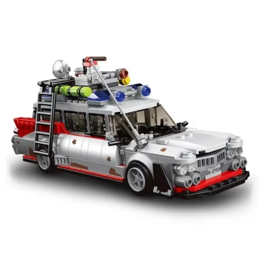 Ghost Car Building Blocks Sets Building Kit Moc Blocks Set Creative Ornaments Classic Movie Vehicle Assembly Bricks Model Toys Gifts For Adult,Teens,Kids