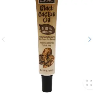 Black Castor Oil for Hair Scalp & Body 1.5 Fl oz Haircare Moisturizer 100% Natural Conditions and Nourishes