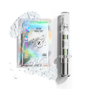 Formula Z Daily Depuff Duo Eye Cream & Caffeine Cream with Hyaluronic Acid for Brightening and Comfort in Clear Packaging
