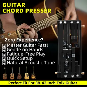 【CRAZY DEAL】POGOLAB Guitar Chord Presser, Guitar Virtuoso Chord Presser, Guitar Chord Trainer Guitar Learning Tools, Guitar Assistant Practical Teaching Tool for Beginners Guitar Learning Tool Accessories Guitar Chord