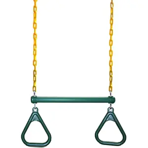 Jungle Gym Heavy-Duty Ring Trapeze Bar Combo