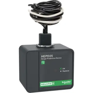 Square D by Schneider Electric Square D HEPD25 Universal Whole House Surge Protection Device, 1-Phase, 3-Wire for 120/240V, 25kA
