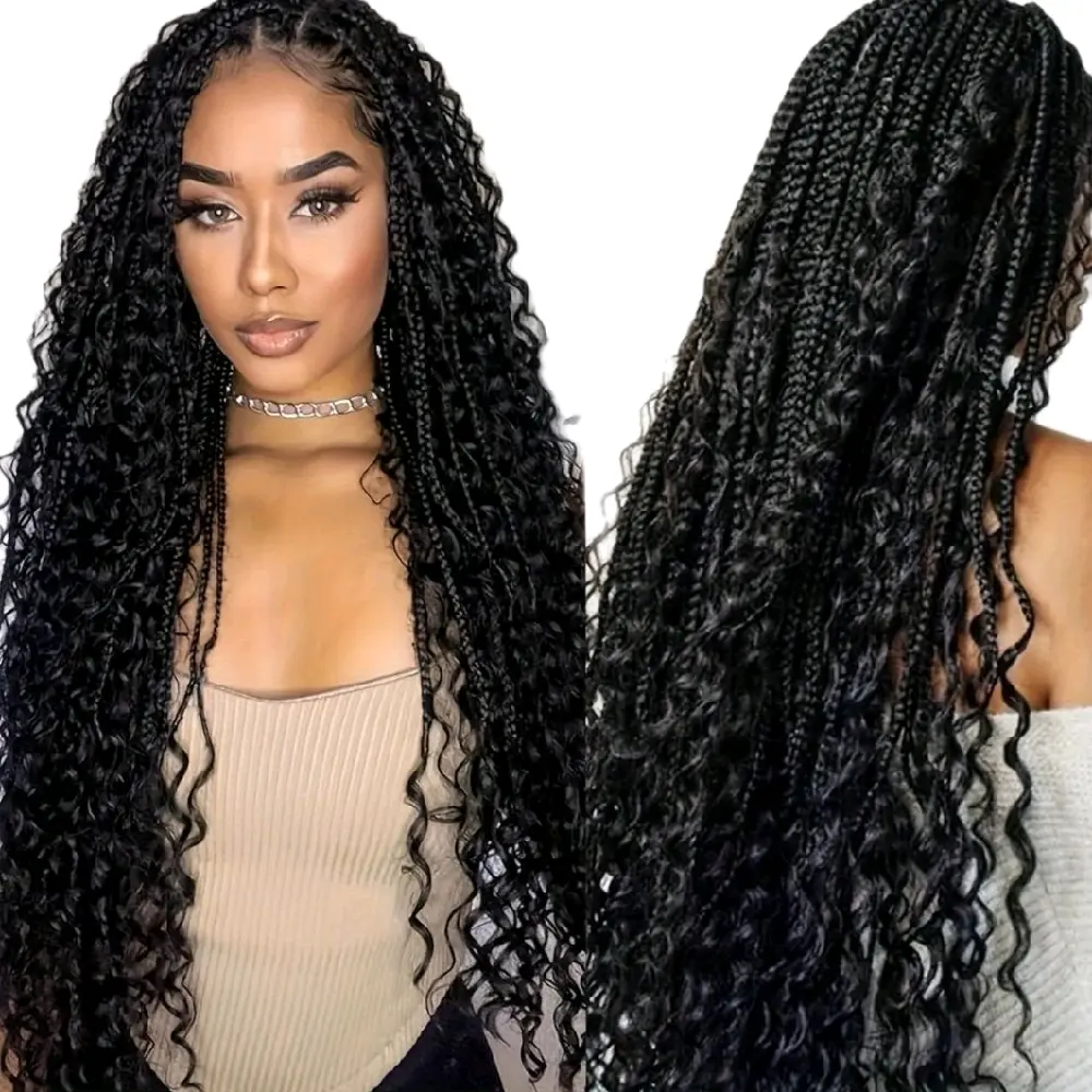 Melly's 32" Star braided Synthetic wig