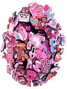 Random Women's Shoes Decorative Charm, 8 Counts Cute Makeup Shoes Decorative Pins, Fashionable Shoes Accessories for Women & Girls, Shoes Decorations, Charm Accessory