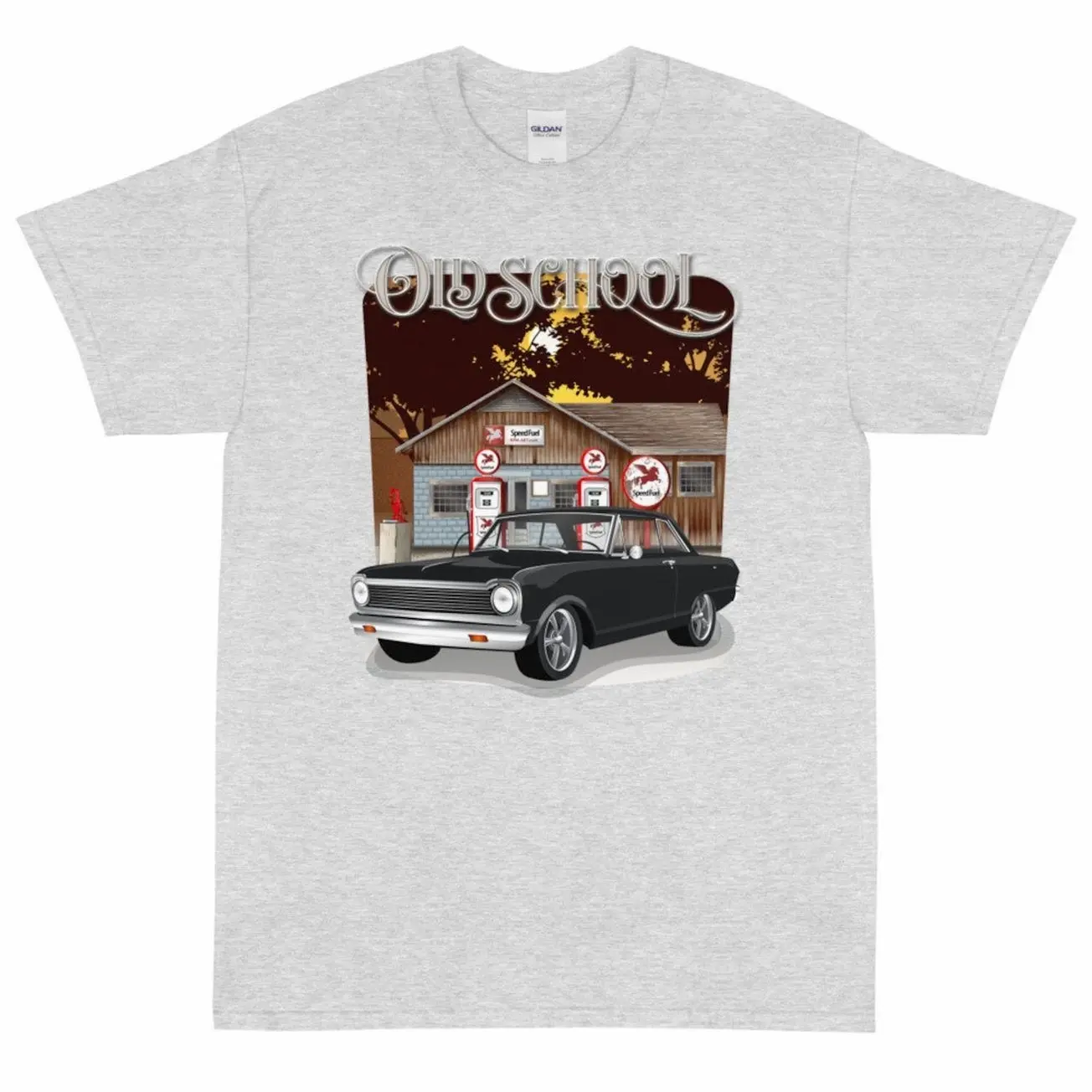 1963 Tuxedo Black II Nova Old School T-Shirt Sweatshirt Hoodie, Car Enthusiast and Fans Gift