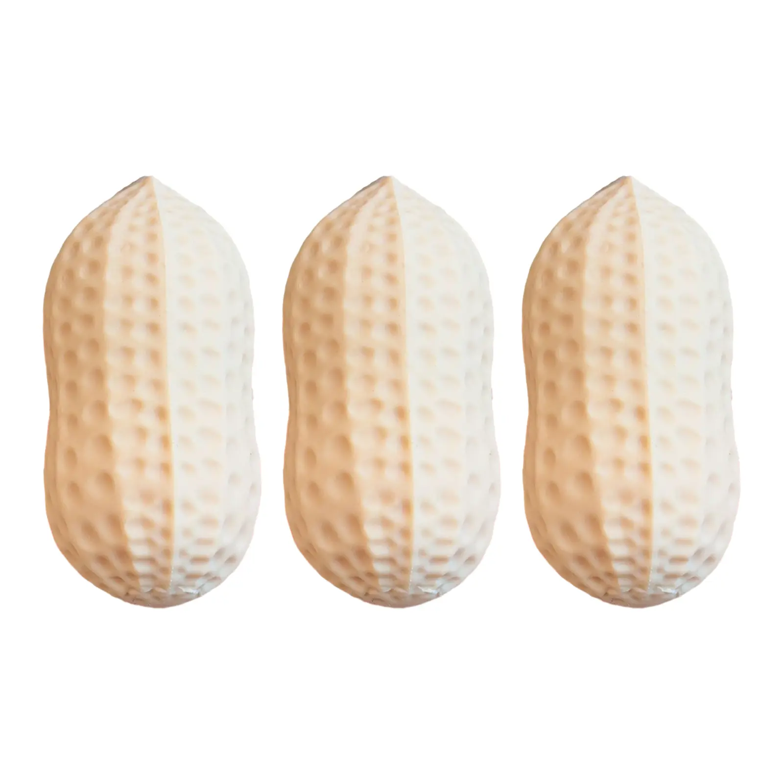 1/3Pcs Peanut Shaped Squeeze Toy Stress Relief Peanut Fidget Toy Hand Exercise Relaxation Stress Ball Simulated Food Sensory Toy