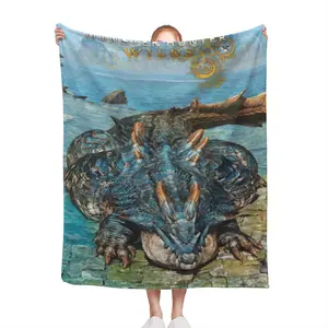 Monster HunterSoft Funny Throw Blanket Flannel Design,Machine Washable For All Seasons D0912-41