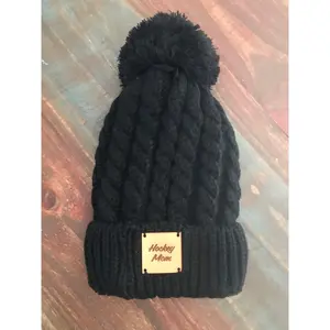 Hockey Mom Beanie with Pom | Goalie Mom beanie