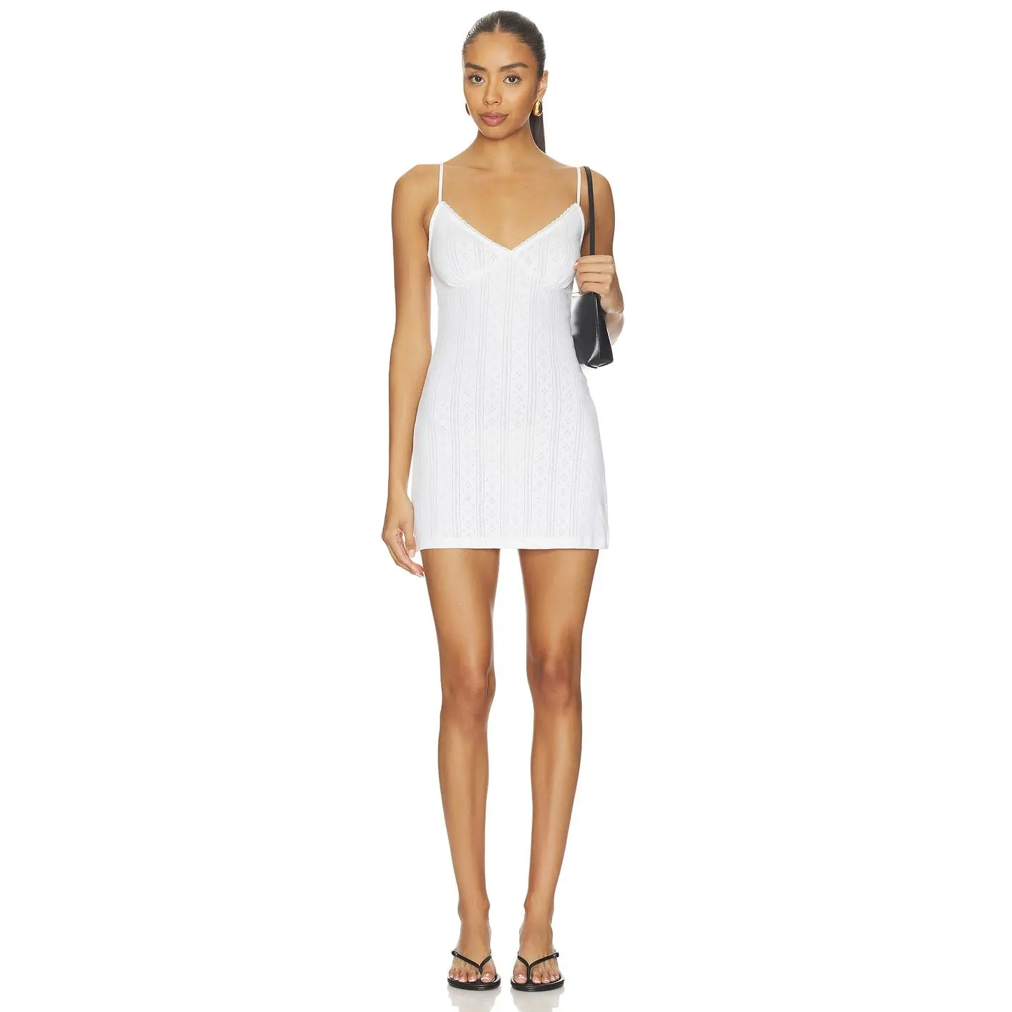 white empire waist dress - TikTok Shop