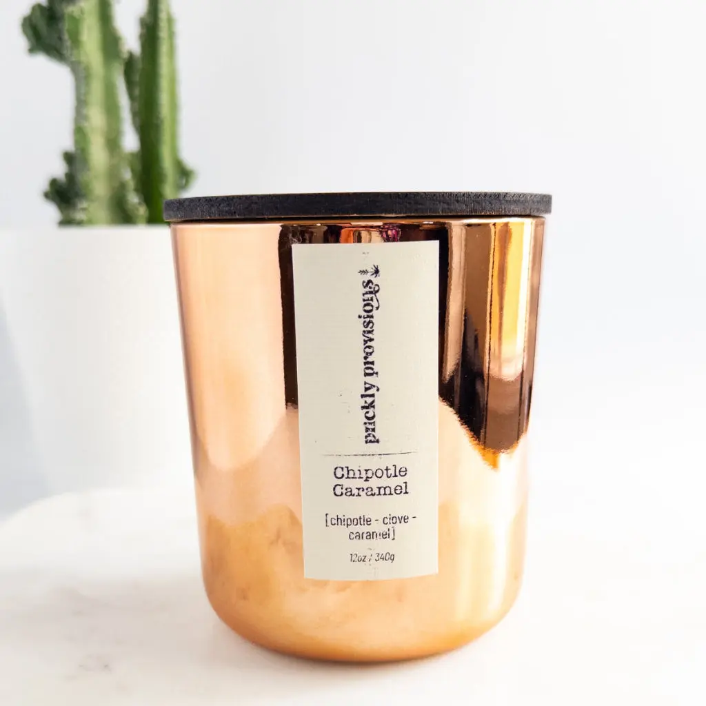 Chipotle Caramel & Spicy Caramel Fragrance Wooden-Wick Candle, 12 oz Coconut Wax Burnt Sugar Scent Glass Jar, Cruelty-Free Cozy Home Decor Candle