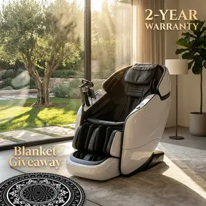 Massage Recliner Chair BV-1 Full Body 2026 Zero Gravity SL-Track Shiatsu Recliner with AI Voice LED Backlight Remote Waist & Calf Heating Phone Holder