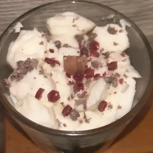 Peppermint Hot Chocolate Candle 12 oz Hand Whipped Wax with Rich Peppermint Flavor and Creamy Texture