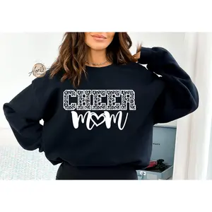 Cheer Mom Leopard Sweatshirt, Cheer Mom Leopard Hoodie, Cheer Mom Shirt, Cheer Mom Sweatshirt, Cheer Mama Sweatshirt, Cheer Sweatshirt