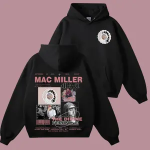Mac Miller Divine Feminine Hoodie – Album Collage Sweatshirt, Vintage Hip Hop Pullover, Unisex Graphic Music Shirt, Rap Streetwear Boyfriend Gift