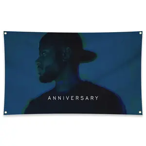 Durable Brisson Tiller Printed Wall Tapestry - 30x40in Multi-Size Options, Skin-Friendly, Easy Hanging, Machine Washable, Indoor Home Decor, Anniversary Gift for Fans