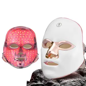 7-Color LED Face Lifting Mask | Lightweight Daily Skincare Therapy Device for Brightening, Pore Care & Sensitive Skin | Home Spa Beauty Tool & Self-Care Gift for Women, Perfect for Christmas & Thanksgiving