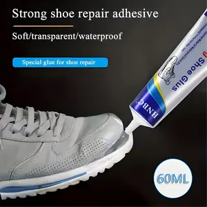 60ml Strong Shoe Repair Glue - Waterproof Heat-Resistant, Quick-Drying | For Footwear, Leather/Sports Shoes & Sole Repair