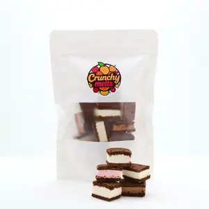 Freeze-Dried Neapolitan Ice Cream Sandwich – Crunchy Space Snack with Strawberry, Vanilla & Chocolate – Long Shelf Life, Ready-to-Eat Treat for Camping, Hiking & Emergency Kits – No Refrigeration Needed