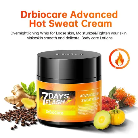 Drbiocare Advanced Hot Sweat Cream, Overnight ToningWhip for Loose skin, Moisturize&Tighten your skin, Make skinsmooth and delicate, Body care Lotions