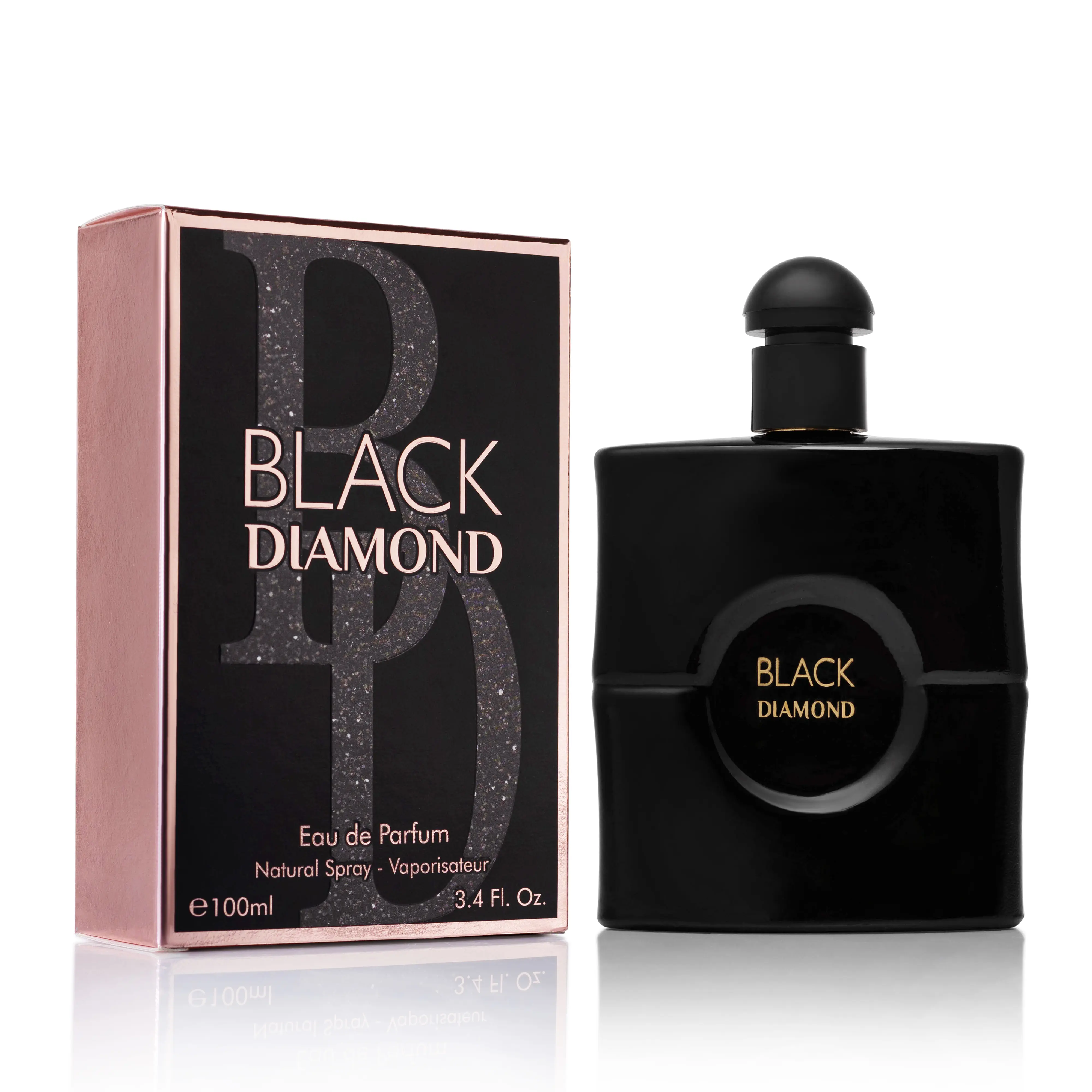 Urban Collection Black Diamond Eau De Parfum 100ml - Amber Vanilla Fragrance with Pear Coffee & Vanilla for Women - Sensual & Addictive Scent in Elegant Paper Box, Gourmand Fragrance, Edp Spray, Fragrance Women's Fragrance