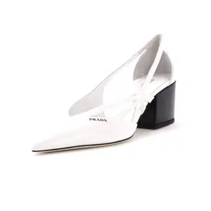 Pre-owned Prada Women's Cutout Pumps Leather by Rebag