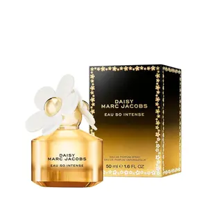 MARC JACOBS Daisy Eau So Intense Eau de Parfum Spray for Women 50ml Perfume Bottle with Gold Packaging Floral Fragrance