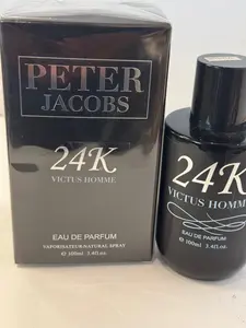Peter Jacobs 24K VICTUS Homme 3.4 oz / 100 ML Eau de Parfum for Men Regular Edition Sealed Box