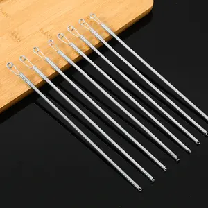 5- DIY Rope Threader & Spring Drawstring Replacement Tool Set: Metal Easy Pull Clip with Tweezer for Elastic Sewing & Hoodies, Pants Drawstring Replacement Accessories