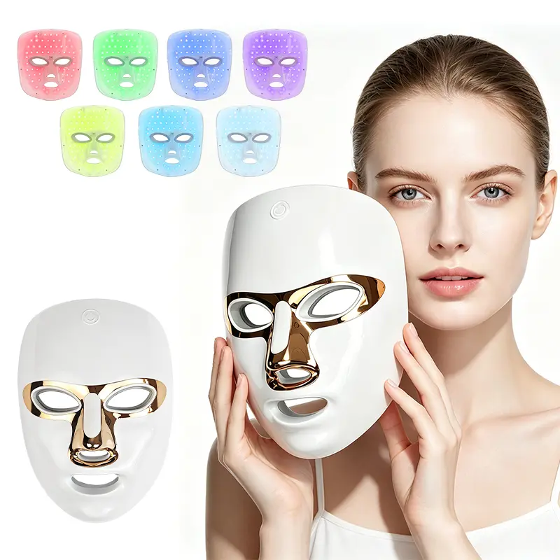 sohochic 7-Color Light Facial Beauty Device - Wireless Portable Personal Care Appliance, Suitable for Personal Use or Holiday Gifting mito glow