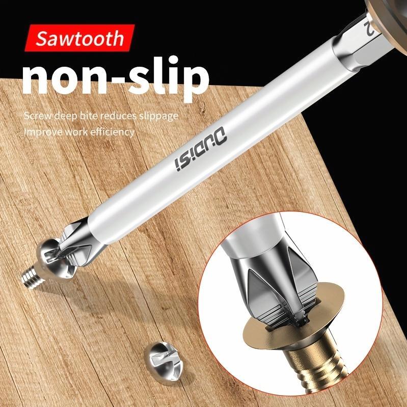6pcs Non-slip Cross Drill, High-strength Magnetic Screwdriver Head, High Hardness, Impact Resistance, Electric Screwdriver Tool Set Hand Drill Rotary Screwdriver.