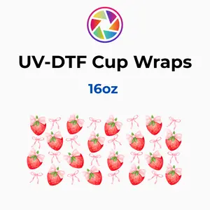 Strawberries Bow Wrap