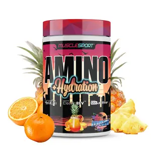 Musclesport Amino + Hydration™ Essential Amino Acid Fitness Supplement 360 Grams for Muscle Recovery Endurance & Hydration