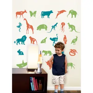 Alphabet Animals Wall Decals