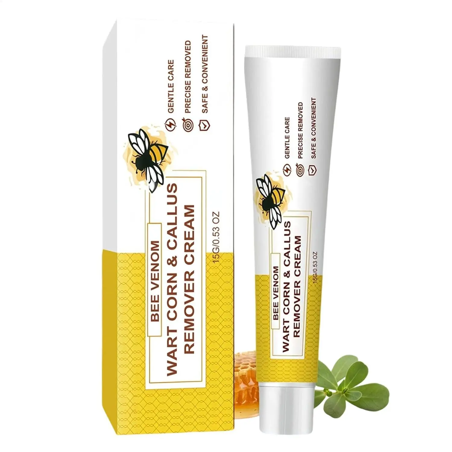 Mini Bee Venom Exfoliating Cream - Deep Moisturizer for Men & Women, Targets Rough Skin Calluses, Convenient Daily Care for Home & Travel