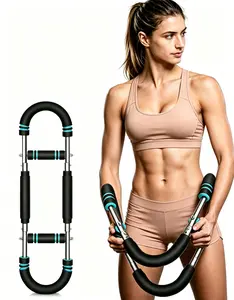 Adjustable Twister Arm Trainer, Resistance Chest Workout Bar, Portable Power Twister For Home & Travel