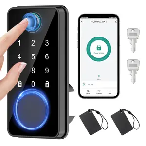 Smart Lock Keyless Entry, Fingerprint & Password Door Lock, Anti-Theft for Home/Apartment, Easy Installation