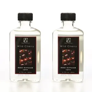 Wild Cherry Scented Reed Diffuser Oil, Set of 2 or 3 - 140 ml Each
