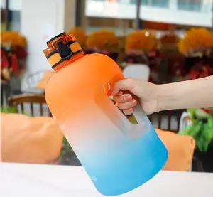 3.78L large capacity 1 gallon water bottle ton barrel PETG plastic sports water bottle large water bottle
