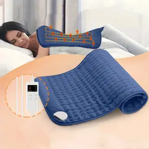 Electric Heating Pad for Cramps & Back Pain Relief, 16" x 30", 6 Heat Settings, 4 Timer Auto-off, Suit For Waist, Abdomen, Neck & Shoulder，Perfect Christmas Gift for Men & Women, Thanksgiving gift for Mom & Dad, Valentine's Day gift For Girlfriend