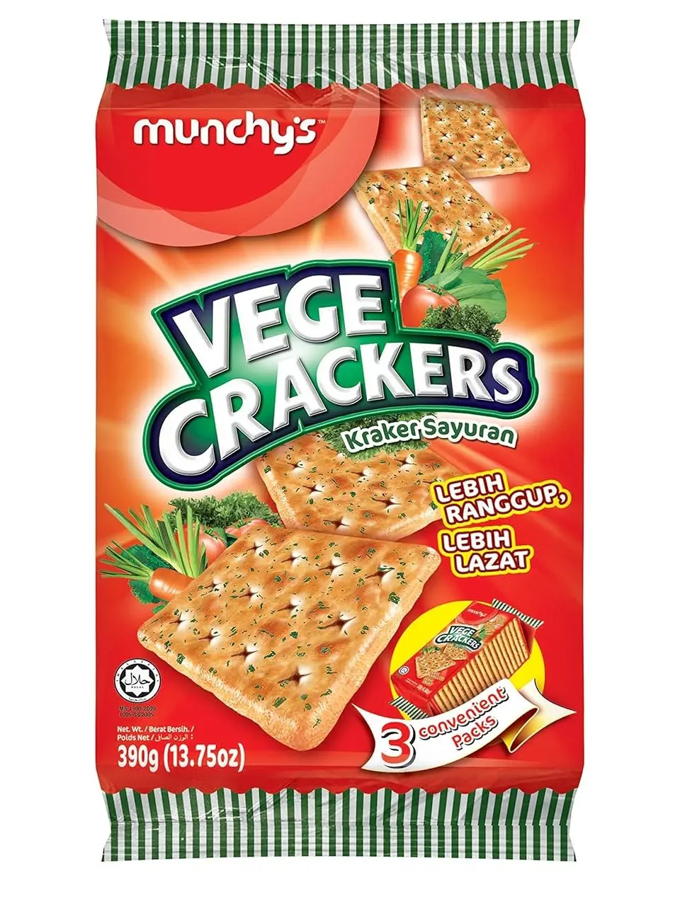 Munchy's Vege Crackers 390g