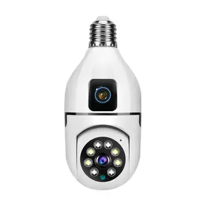 Nesteye Light Bulb Security Camera  AI Camera 3MP CCTV Indoor Monitor  Motion Detection and Real-time Alerts  Human/Pets Detection,  Security Camera 360 bombilla camara