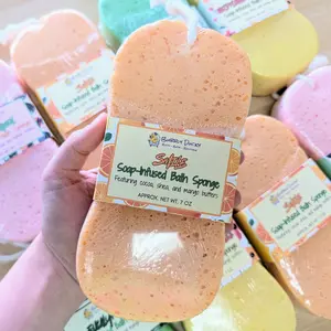 Smile! Soap-Infused Bath Sponge