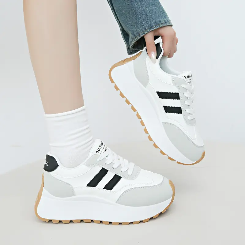 New Women's Casual Shoes, Spring Summer Fall, Dad Sneakers, Chunky Athletic Shoes, Comfortable Sports Shoes, Height Increasing Party Shoes, Trendy Fashion Sneaker, Thick Soled Sneakers
