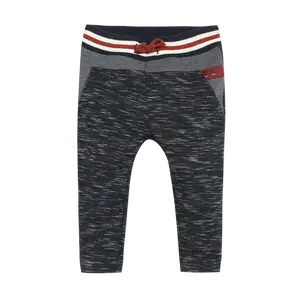 3 POMMES Navy blue fleece joggers